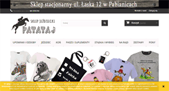 Desktop Screenshot of jezdzieckipatataj.pl